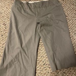 Capri dress slacks, gray